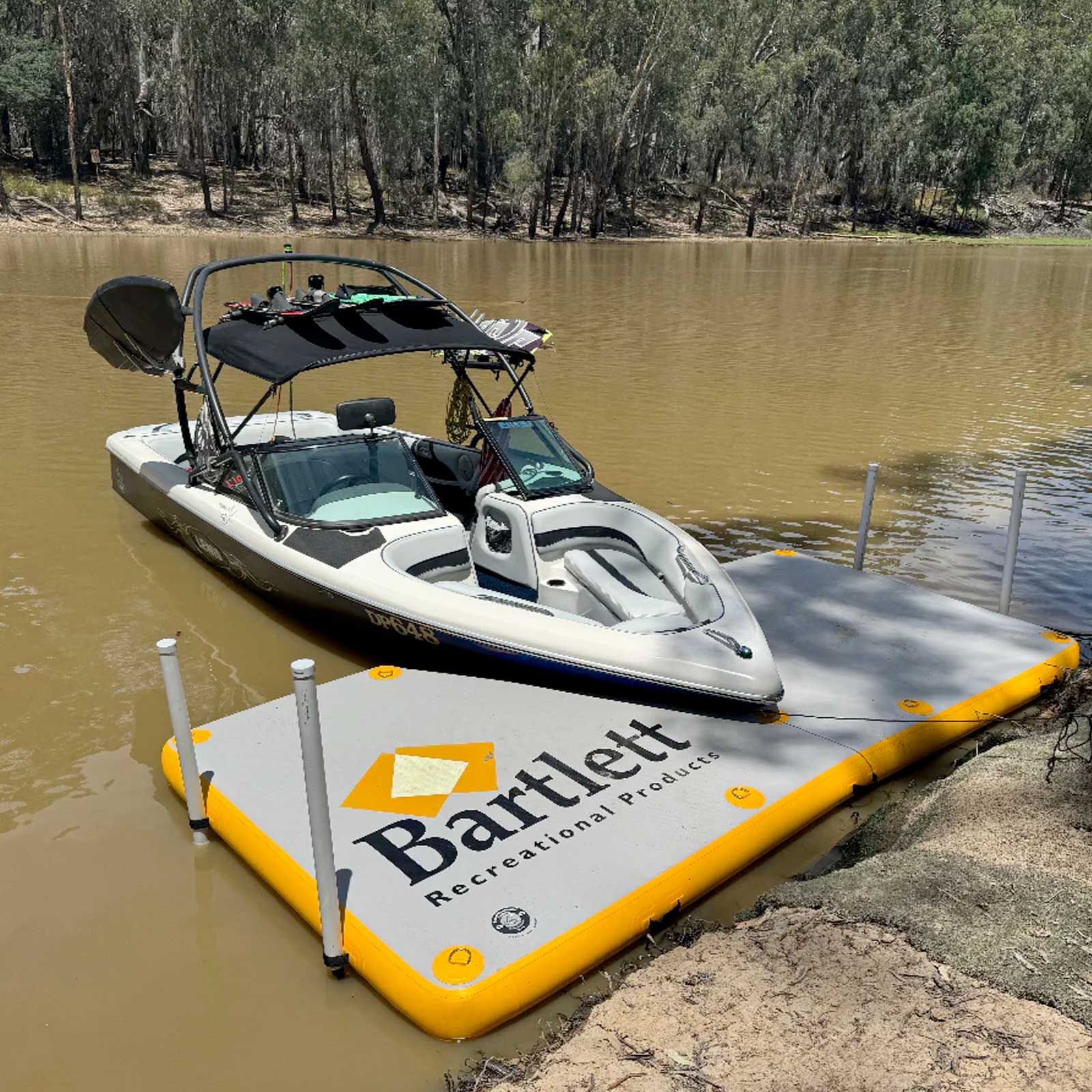 Inflatable Pontoon - V Deck 4m x 2m - Image 2