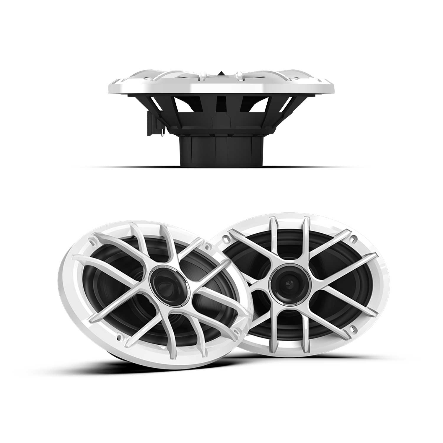 Wet Sounds ZERO 69 XZ Series 6x9 High-Output Marine Coaxial Speakers (Pair)